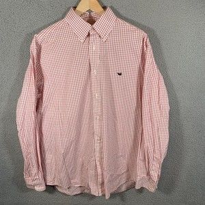 Southern Marsh Red Checkered Casual Button Down Shirt